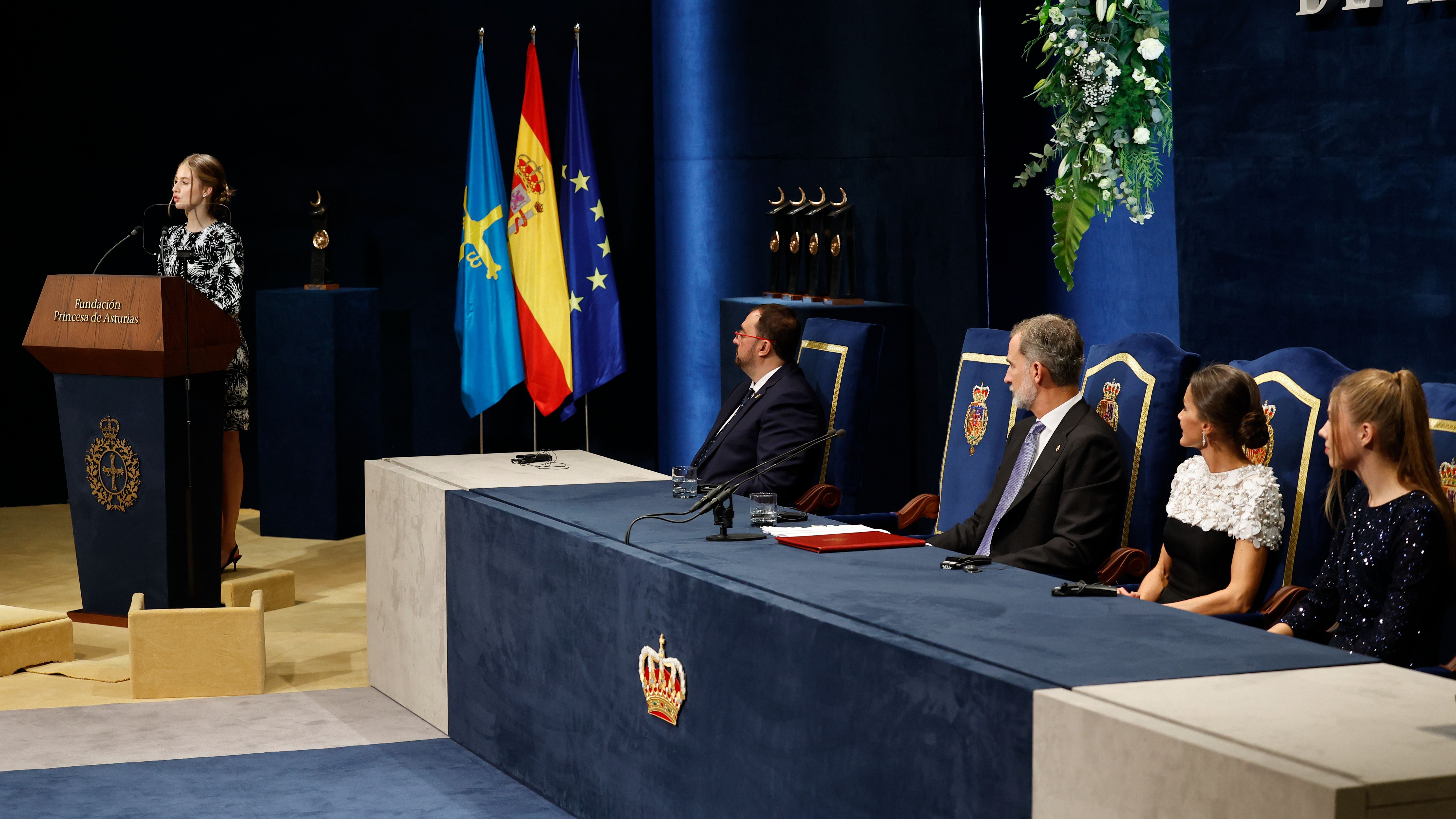 El Discurso De Leonor En Los Premios Princesa De Asturias Lo