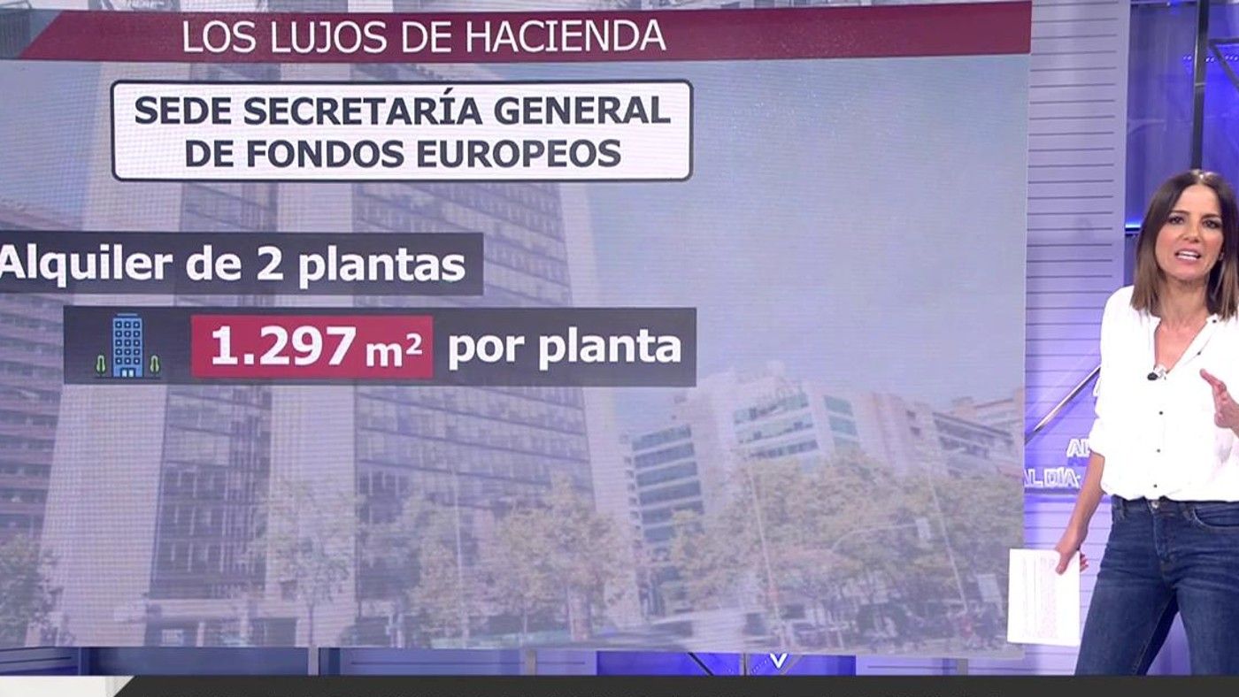 El nuevo lujoso edificio de Hacienda con gimnasio, yoga o manicura por siete millones de euros Cuatro al día 2022 Diario 10/11/2022