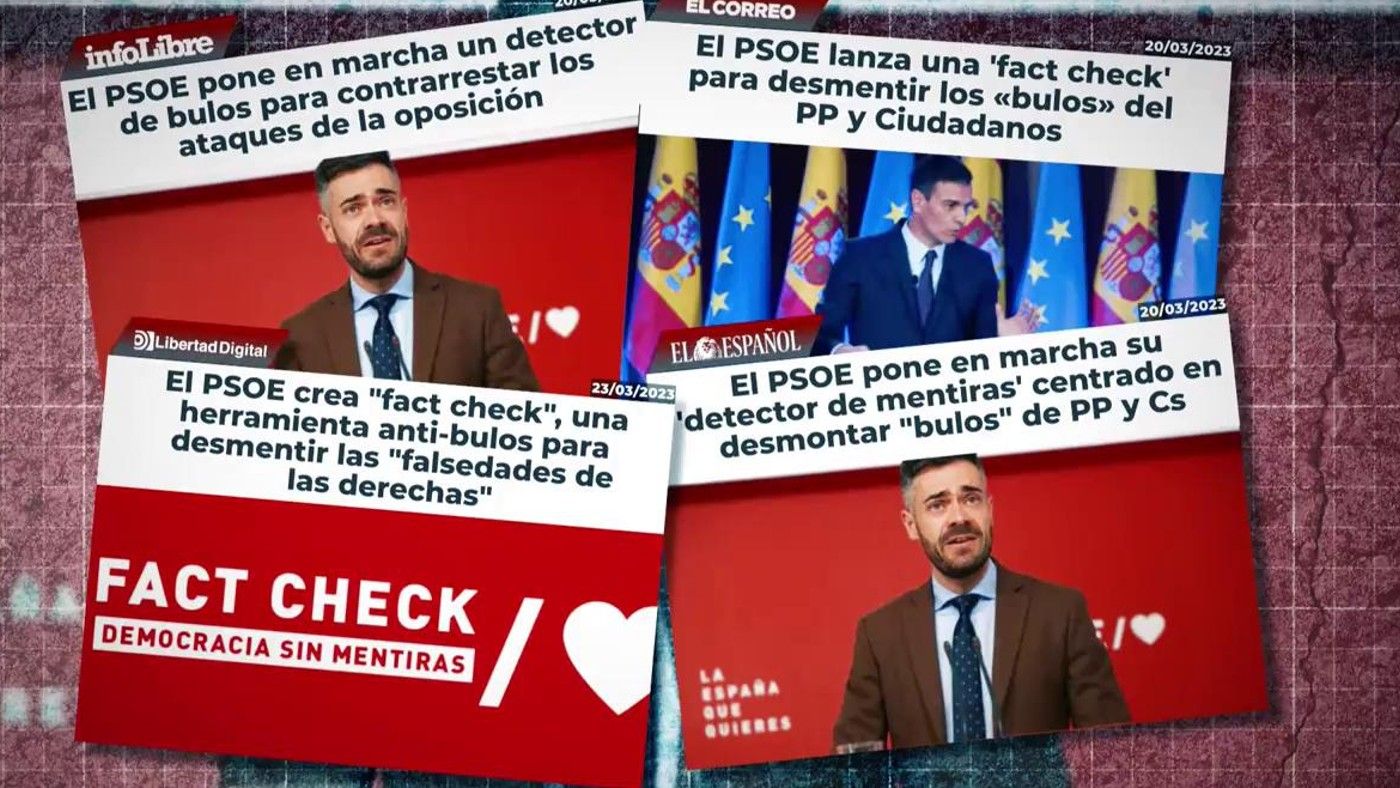 El PSOE crea un comité para desmentir bulos Todo es mentira 2023 Programa 1005