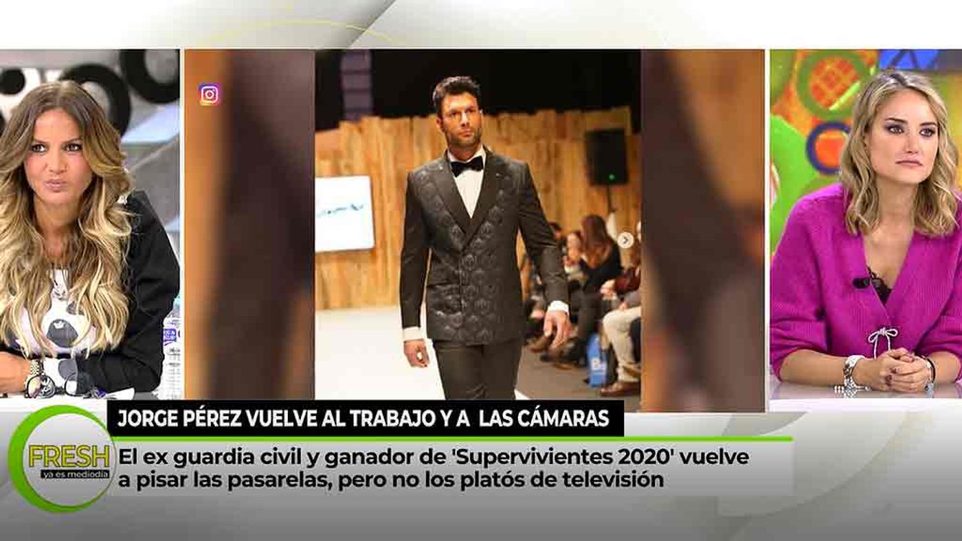 Marta López y Alba Carrillo reaccionan a la vuelta al trabajo de Jorge Pérez: “¿Ha pedido una excedencia aquí también?” Momentazos 2023 Ya es mediodía 18/01/2023
