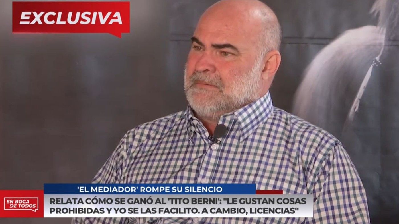 Exclusiva | 'El Mediador' nos cuenta cómo se ganó al 'Tito Berni': "Le gustaban cosas prohibidas y yo se las facilitaba. A cambio, licencias" Momentazos En boca de todos 27/02/2023