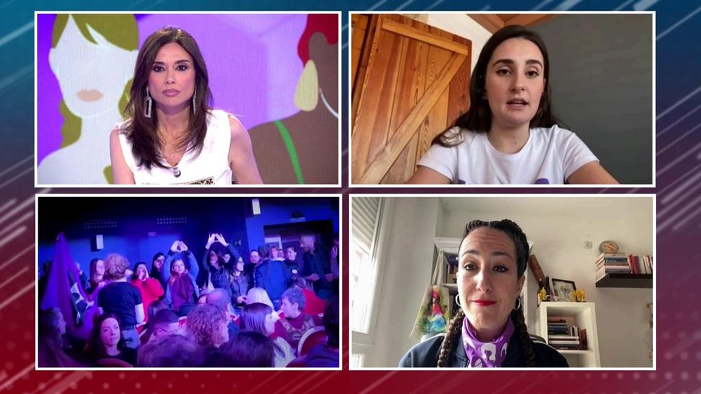 Patricia Bilbao, una de las mujeres que ha irrumpido en el acto del 8M contra Irene Montero: “Somos feministas y no estamos de acuerdo con sus políticas” Todo es mentira 2023 Programa 1042