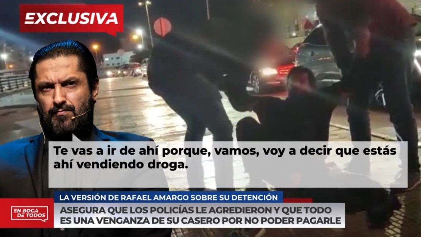 Rafael Amargo rompe su silencio en exclusiva para 'En boca de todos': "Necesito protección porque me la van a liar" Momentazos 2023 En boca de todos 21/03/2023