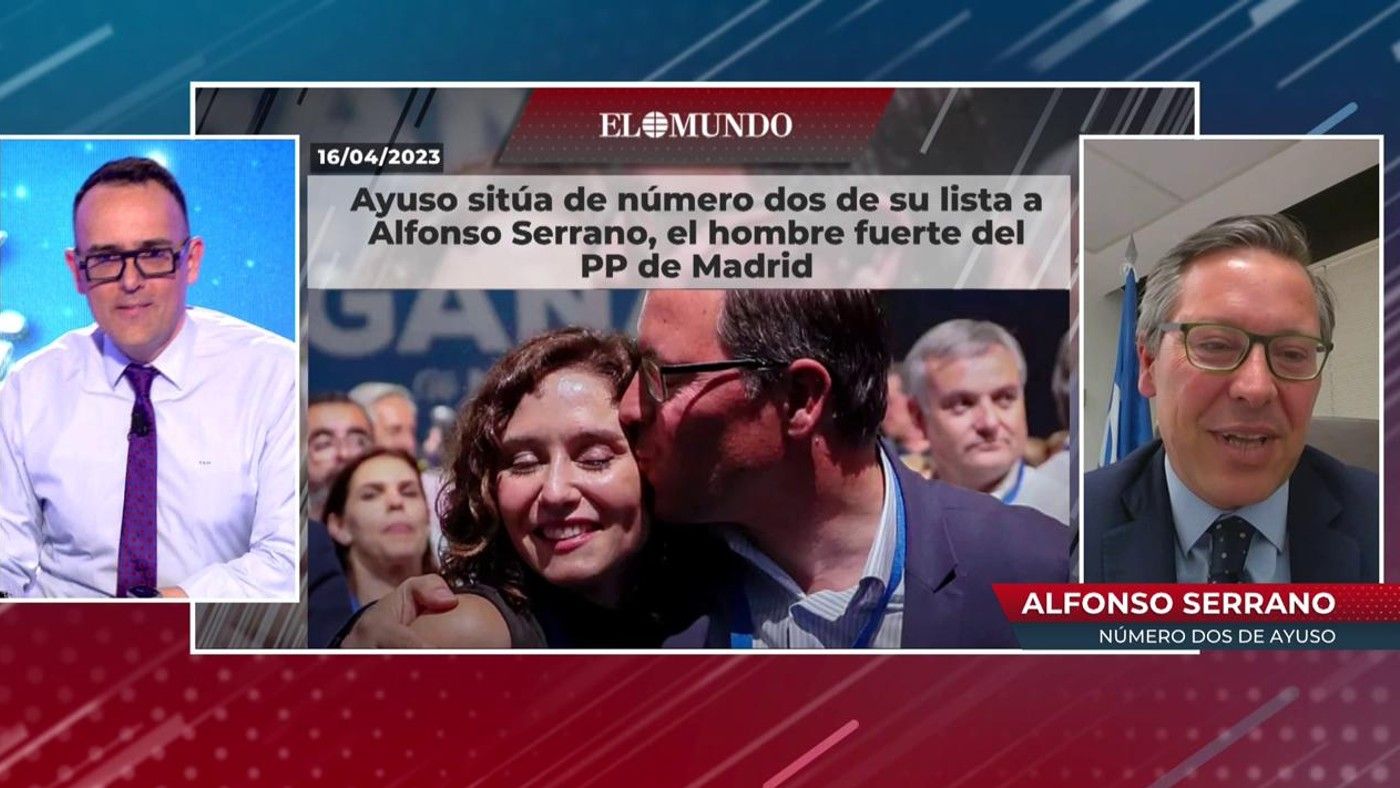 Alfonso Serrano será el número dos de Ayuso en las listas de Madrid Todo es mentira 2023 Programa 1069