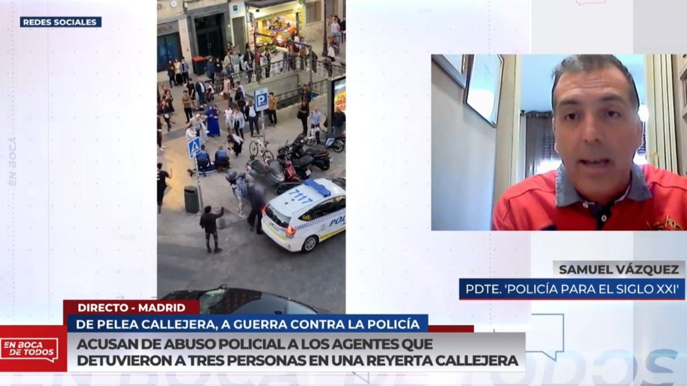 El alarmante testimonio de un policía tras una brutal pelea en Lavapiés: "Estamos perdiendo el control de las ciudades" Momentazos 2023 En boca de todos 17/04/2023