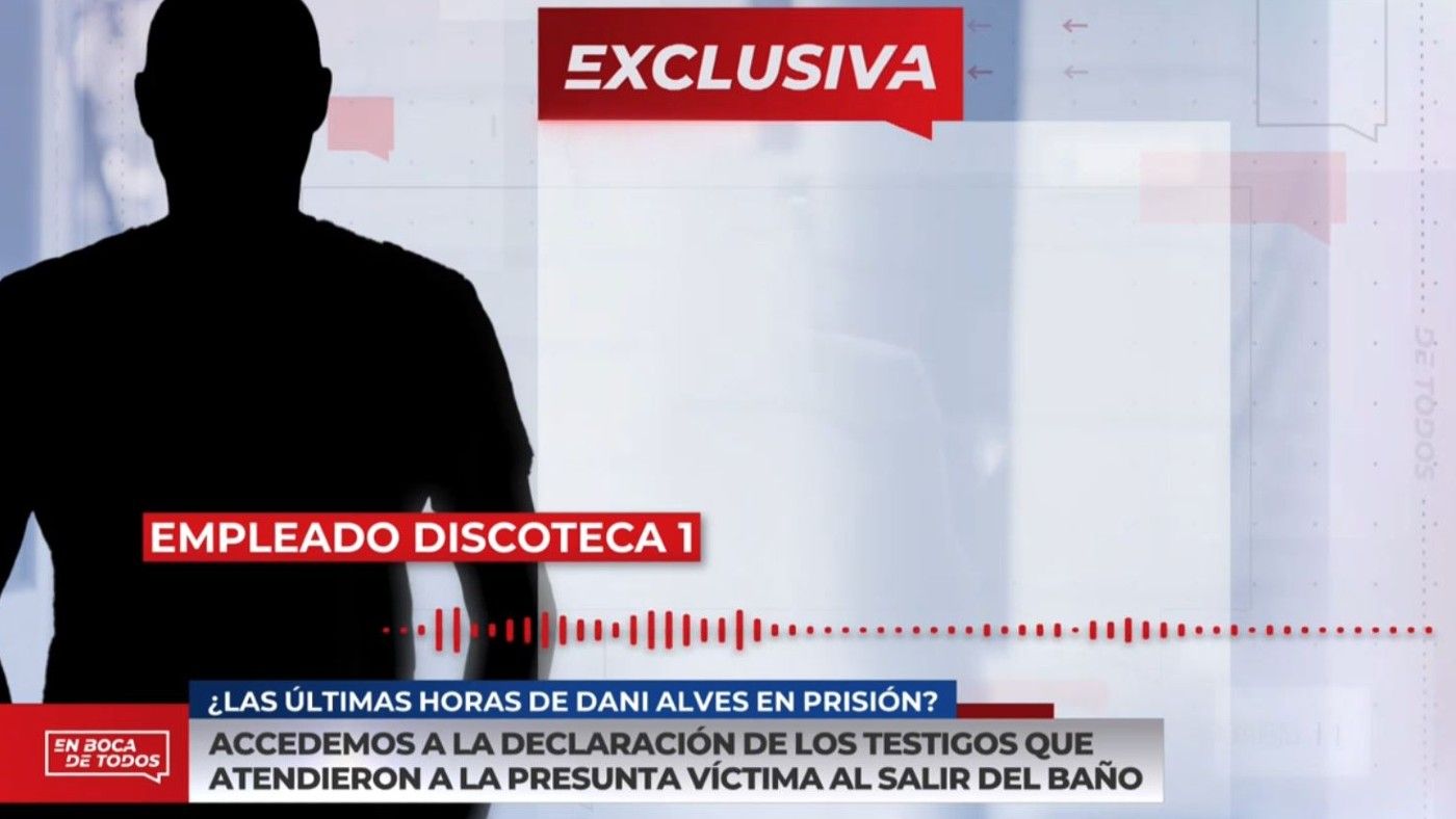 Exclusiva | La declaración de los testigos que atendieron a la presunta víctima de Dani Alves: "Me la encontré llorando" Momentazos 2023 En boca de todos 18/04/2023