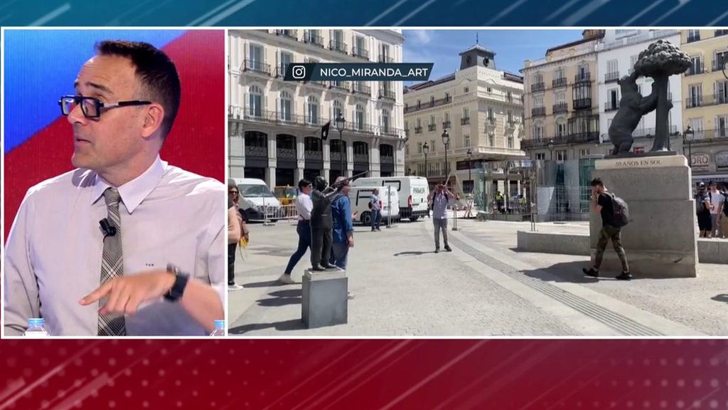 Nicolás Miranda, autor de la polémica escultura en la Puerta del Sol: "No sabía que el alcalde era un crítico de arte" Todo es mentira 2023 Programa 1076