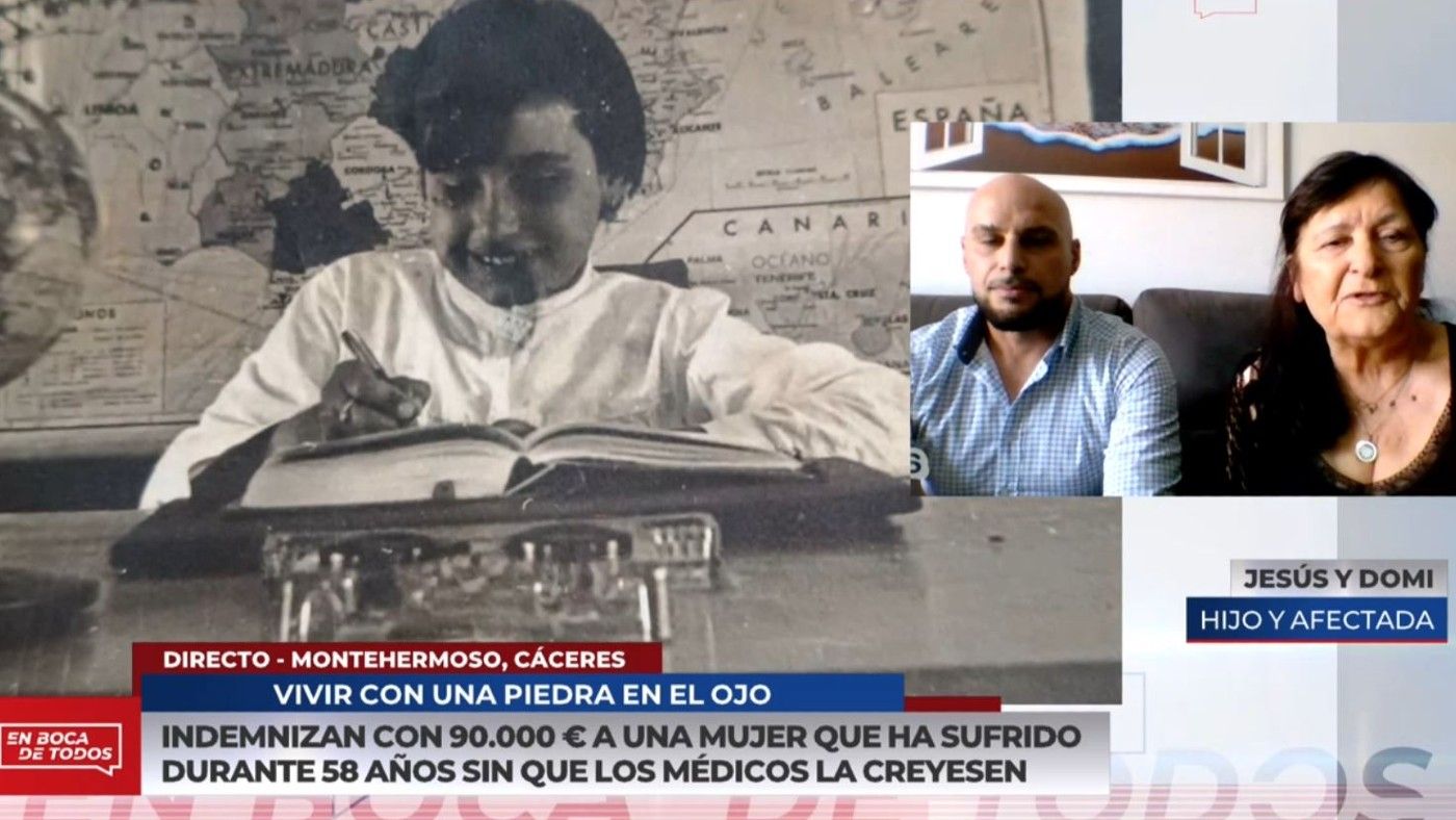 Una mujer ha estado 58 años con una piedra en el ojo: "Los médicos no me creían. Salía llorando de todas las consultas" Momentazos 2023 En boca de todos 16/05/2023