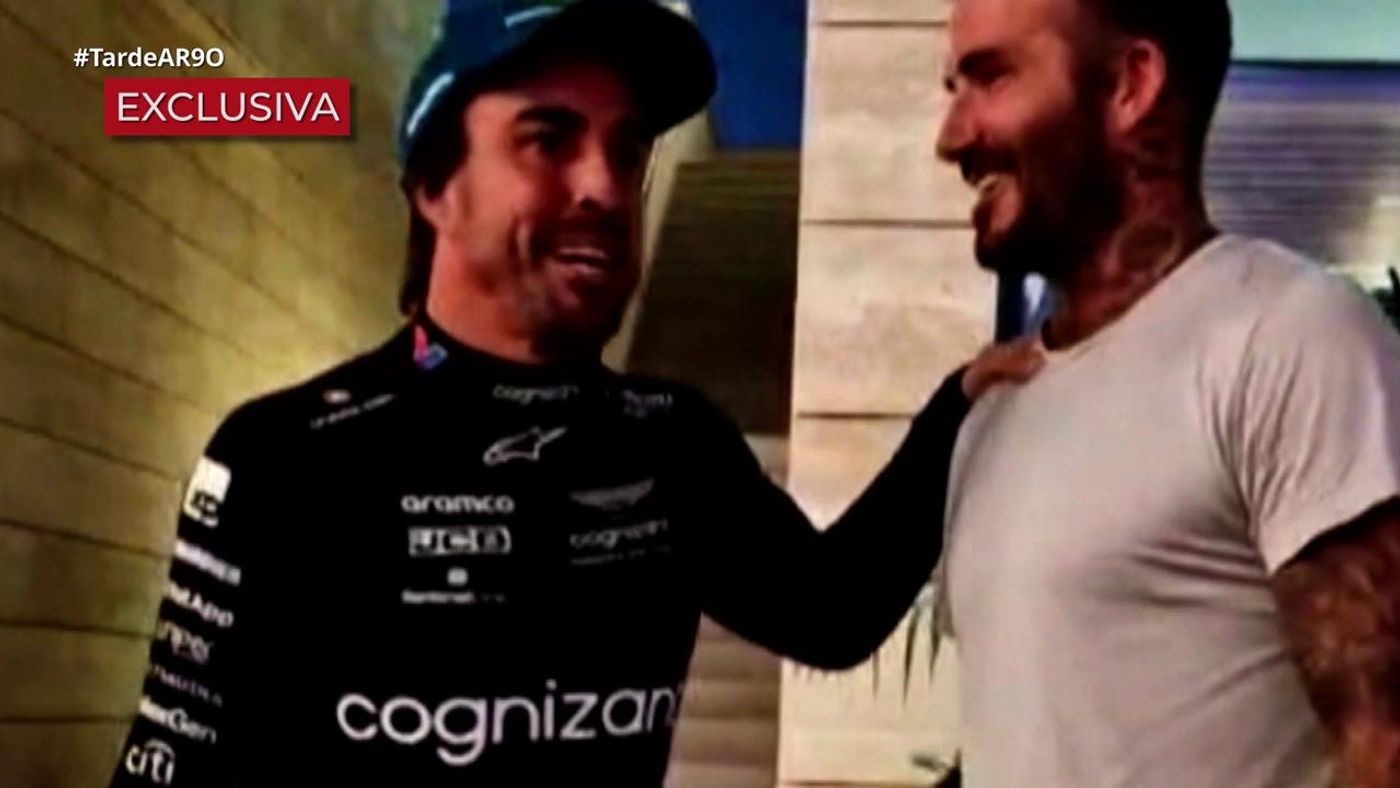 Exclusiva | Primeras imágenes de David Beckham tras el estreno de su documental: en Doha y con Fernando Alonso