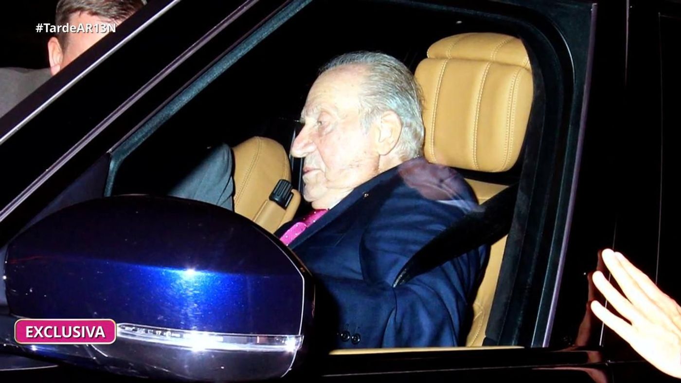 Exclusiva | Las fotos de la noche secreta del rey Juan Carlos en su club favorito tras el cumpleaños de la princesa Leonor