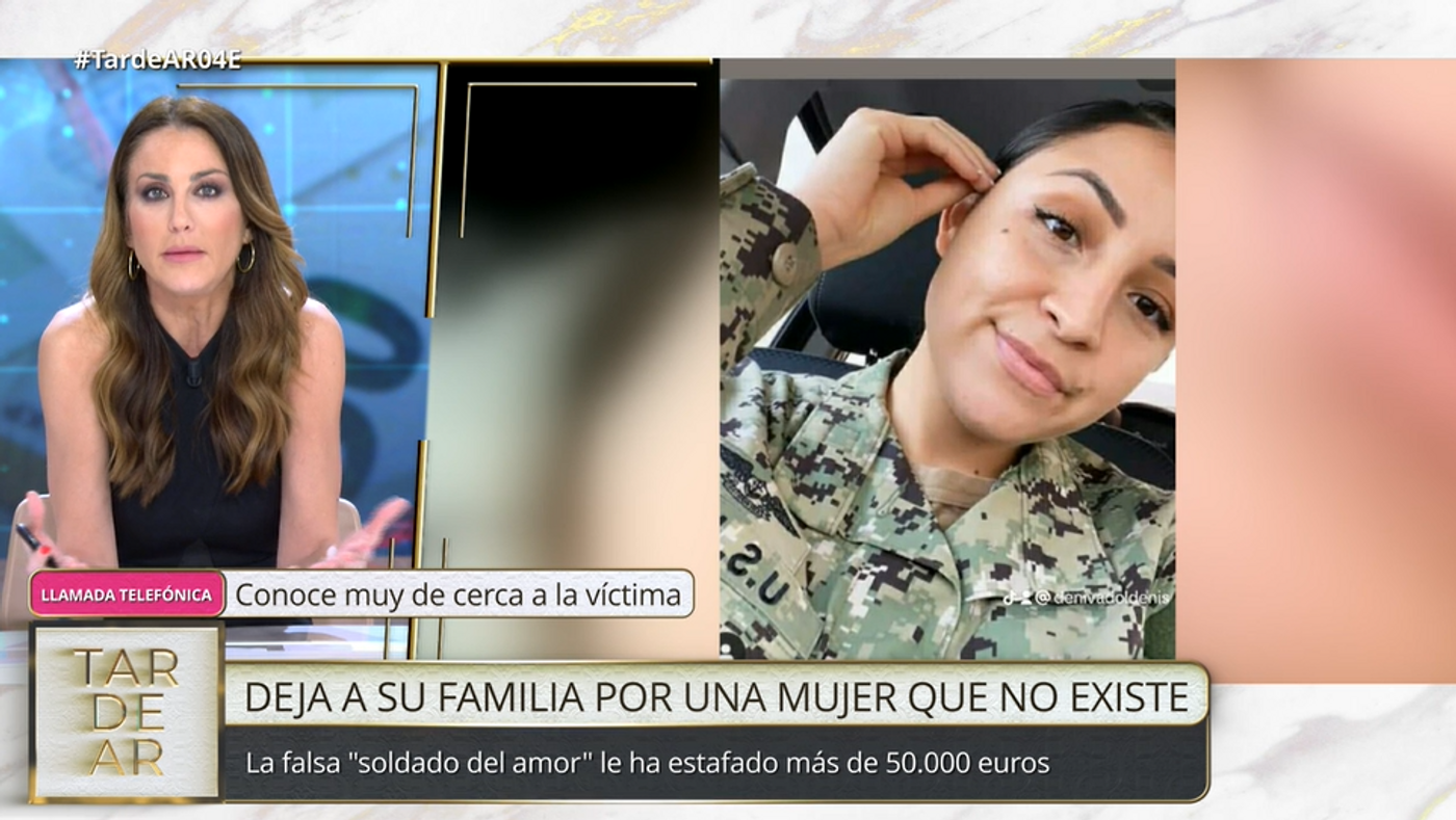 Estafa 50.000 euros a un padre de familia y hace que deje su casa El timo de ‘la soldado del amor’ Lucy Jones