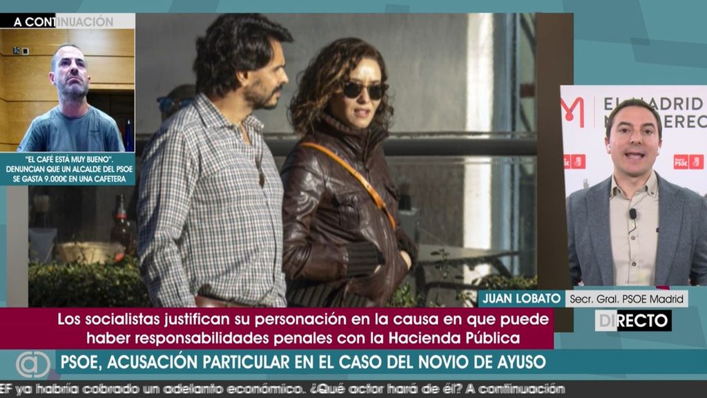 Juan Lobato, sobre la acusación particular del PSOE en el caso del novio de Ayuso: “Nos corresponde fiscalizar qué ha podido pasar con dinero público”