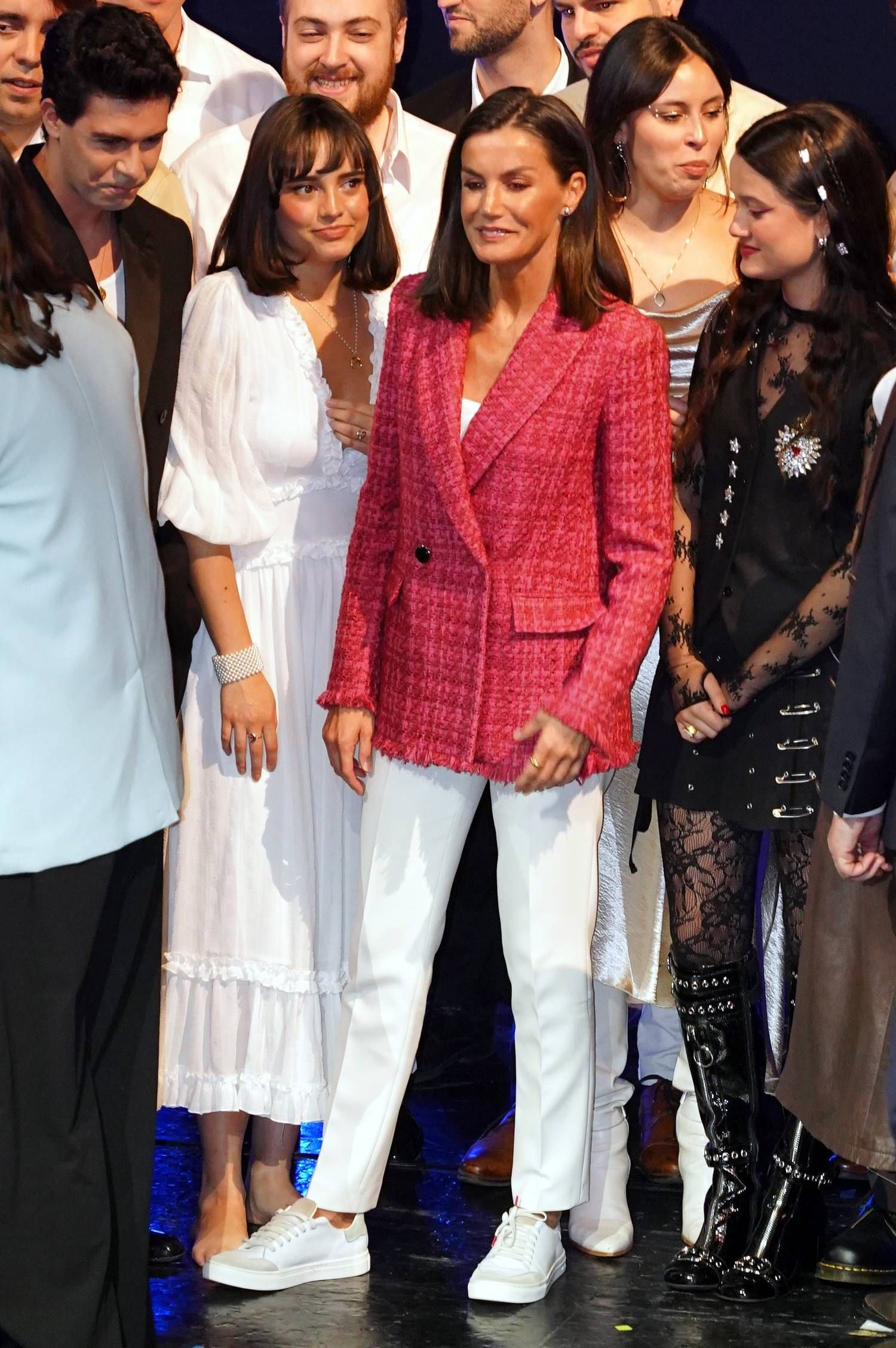 La reina Letizia, con zapatillas de MUTheBrand