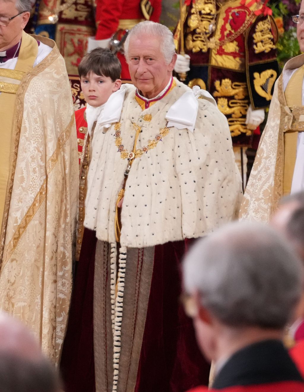 El rey Carlos III, el día de su coronación