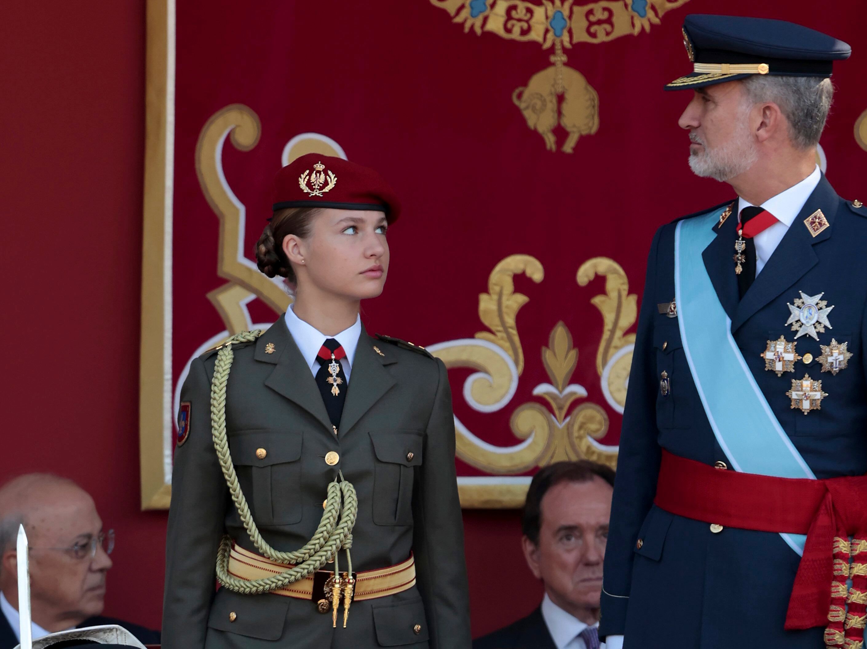 Leonor y Felipe, en una imagen de archivo