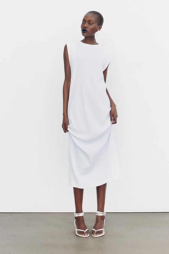 Vestido blanco de Zara