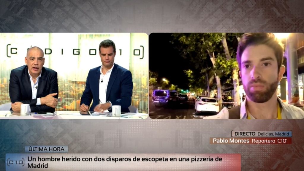 Última hora | Un hombre herido con dos disparos de escopeta en una pizzería en el barrio de Delicias, Madrid