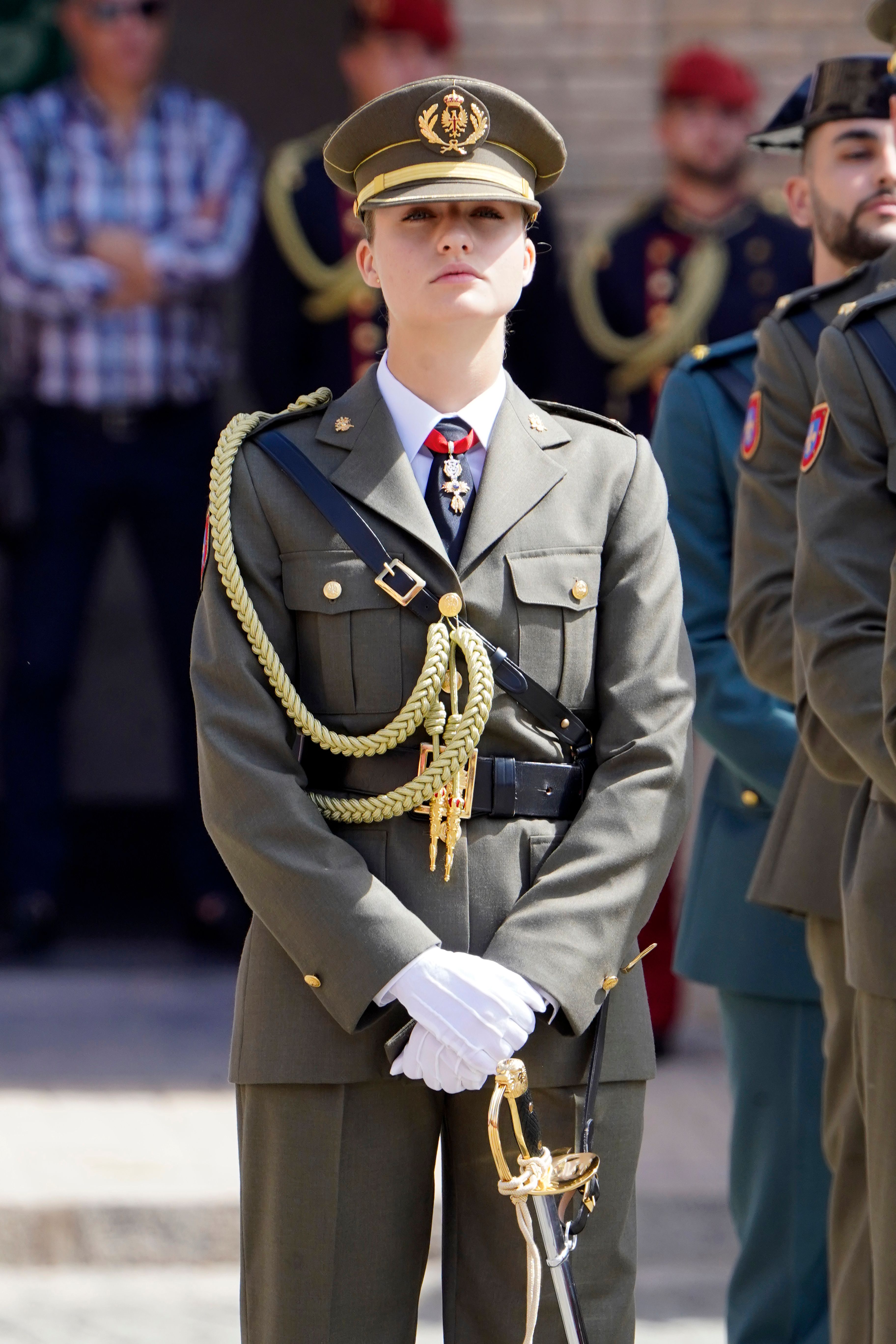 Leonor, en la Academia de Zaragoza