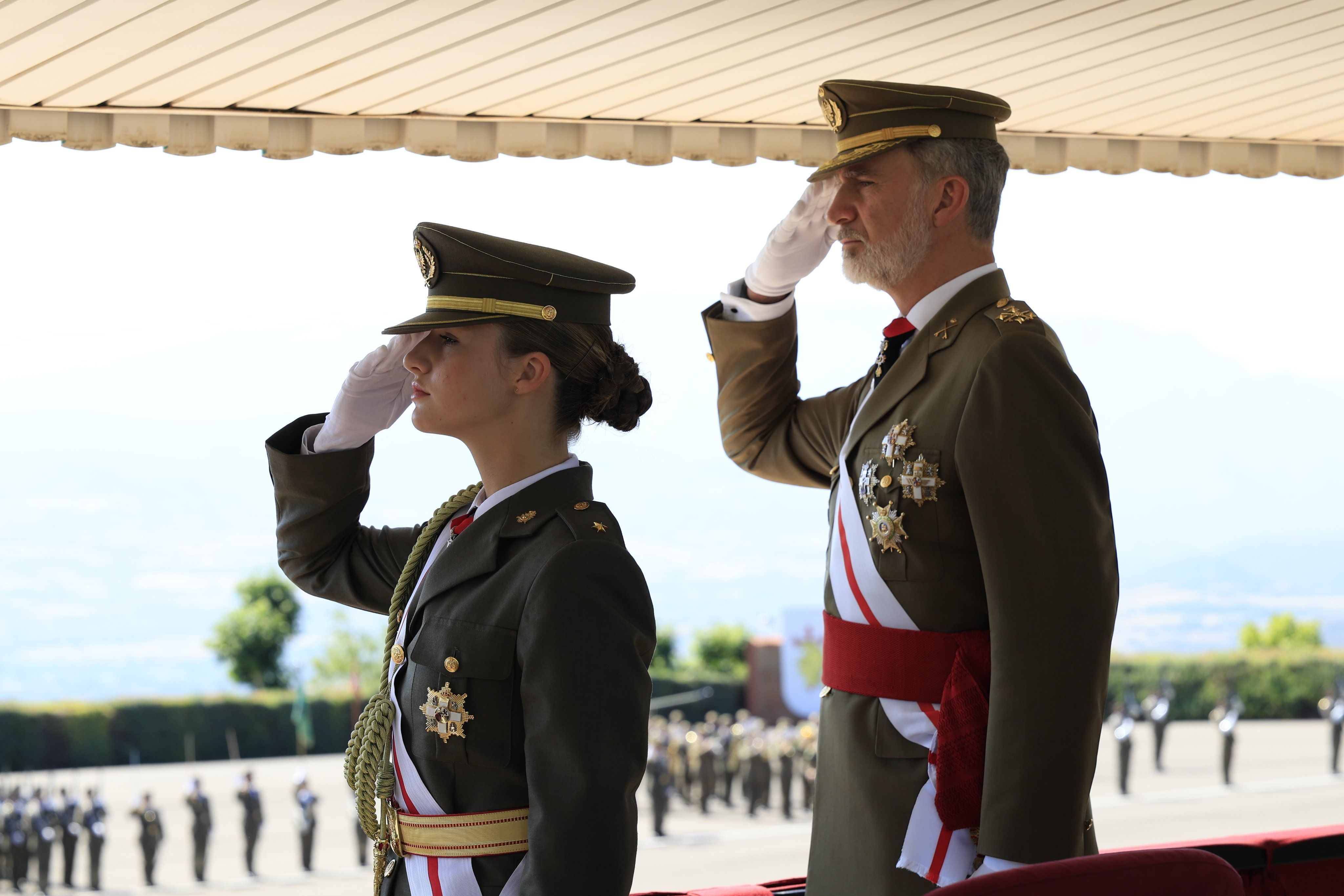 El rey Felipe y la princesa Leonor, en Lleida