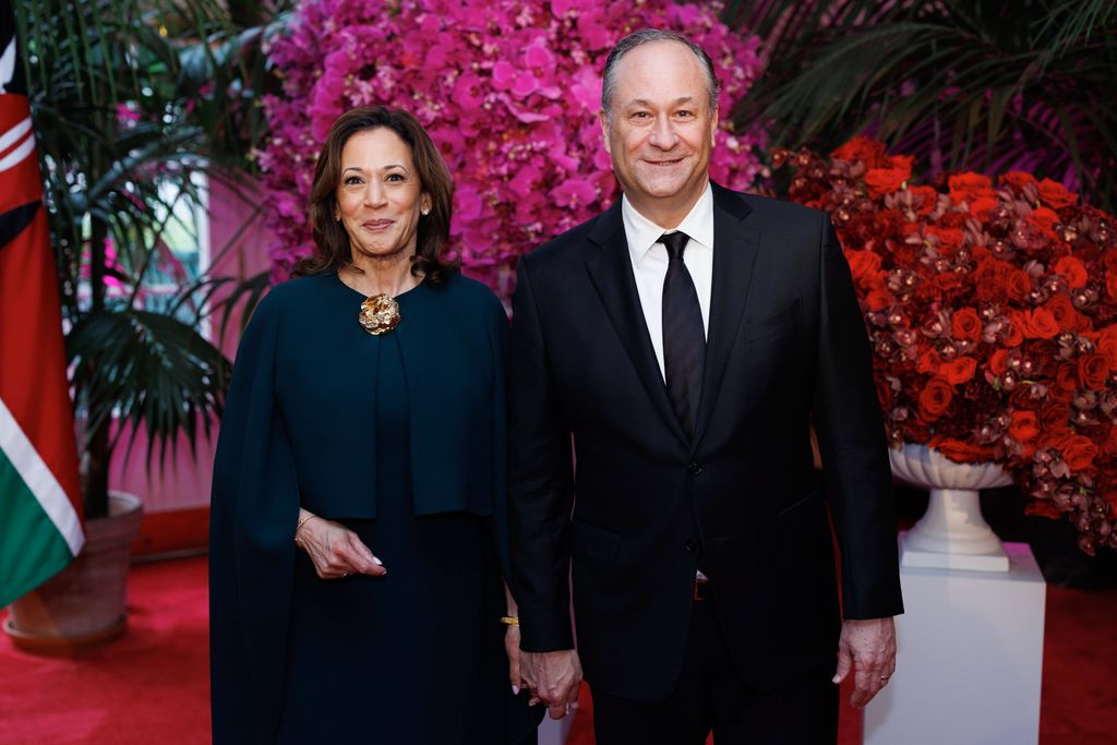 Kamala Harris, junto a su marido