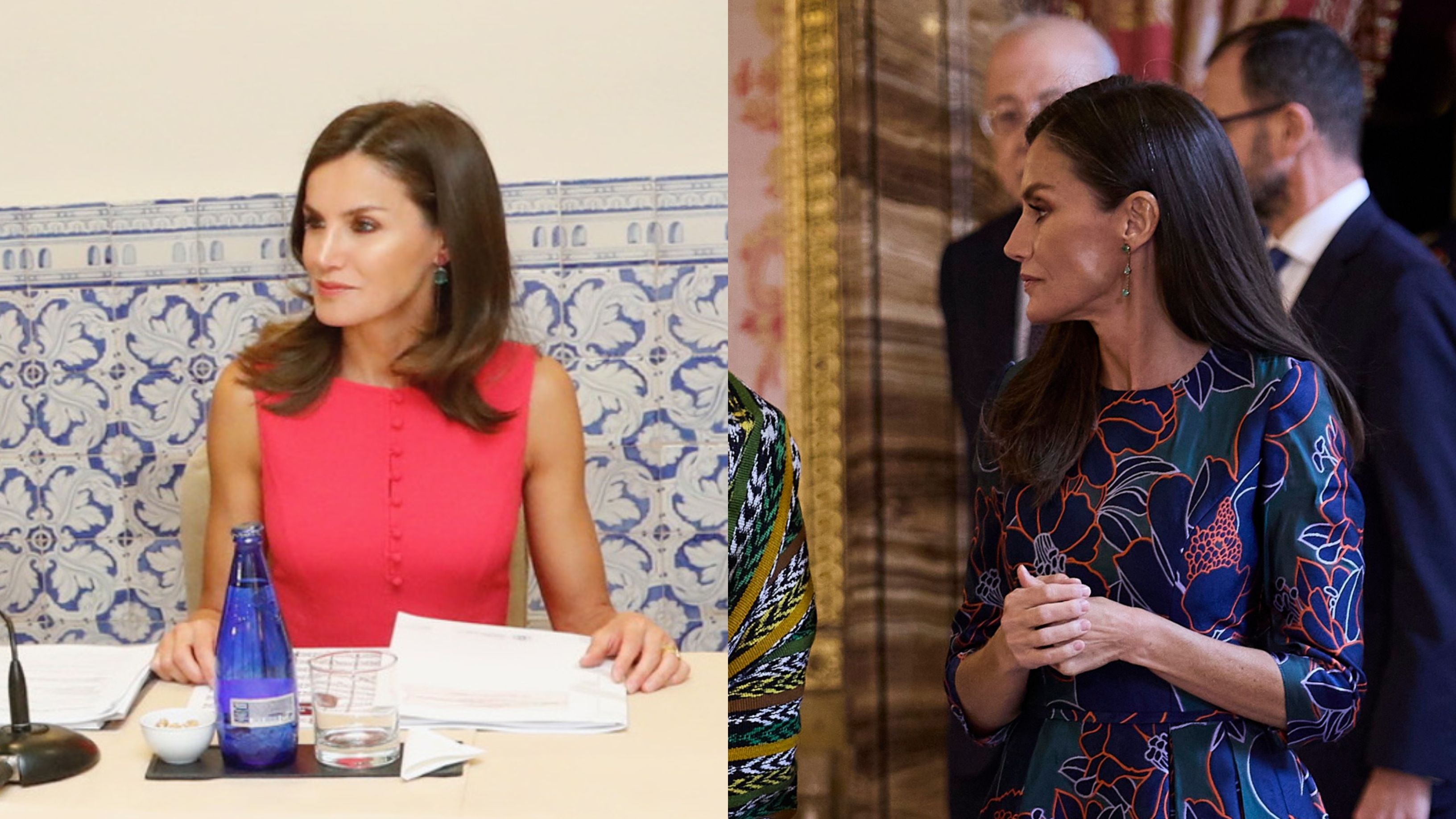 La reina Letizia, con diferentes pendientes de Tous