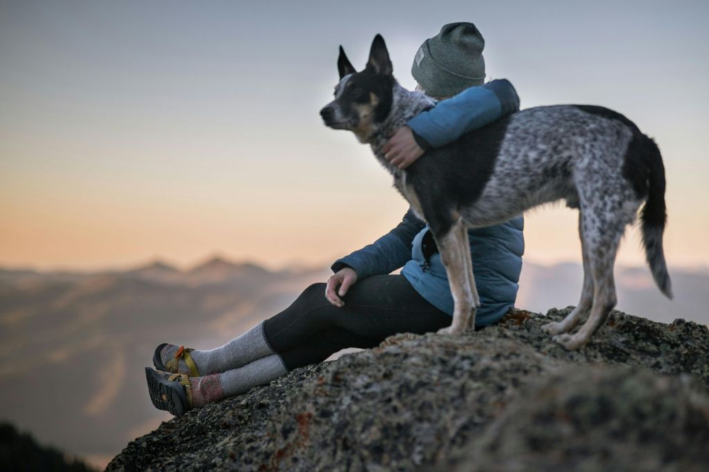 Mujer con perro