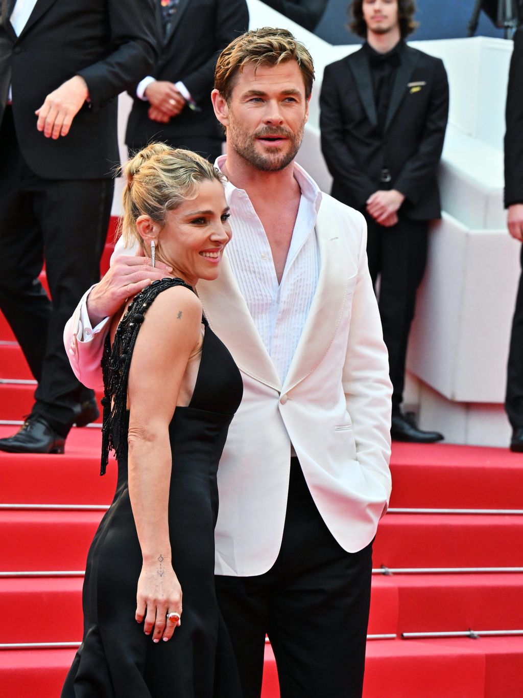 Elsa Pataky y Chris Hemsworth en Cannes