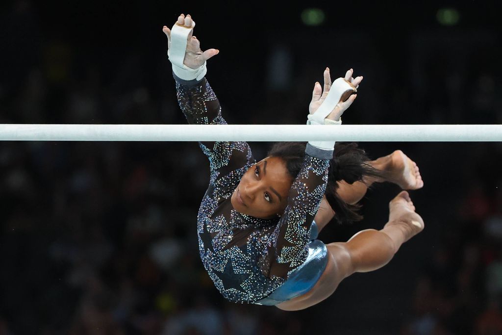 Simone Biles, en París