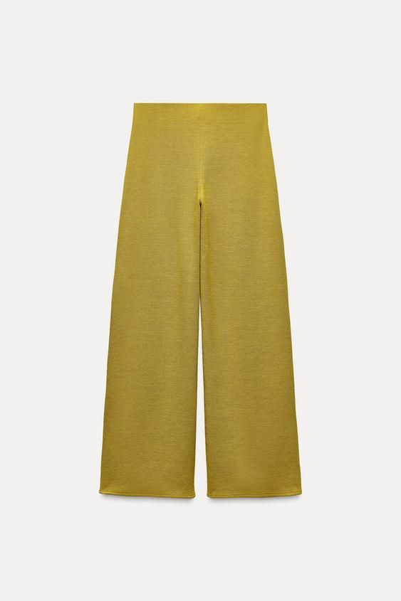 Pantalón verde Zara