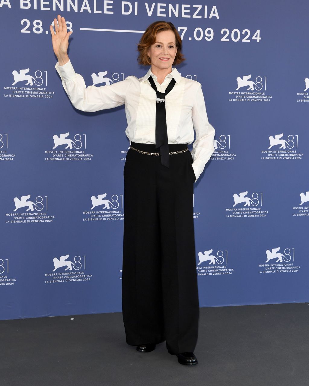 Sigourney Weaver en el photocall del premio de honor