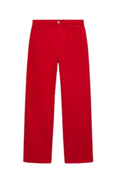Pantalón vaquero rojo