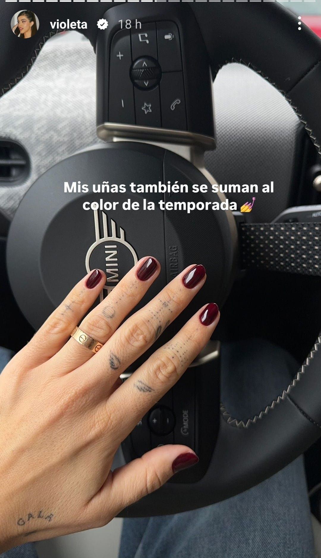 Manicura de Violeta Mangriñán