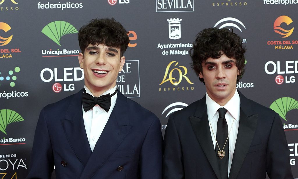 Javier Calvo, Javier Ambrossi attends the 34th 'Goya' Cinema Awards 2020 Red Carpet photocall at Jose Maria Martin Carpena Sports Palace in Malaga, Spain on Jan 25, 2020 (Photo by Carlos Dafonte/NurPhoto)