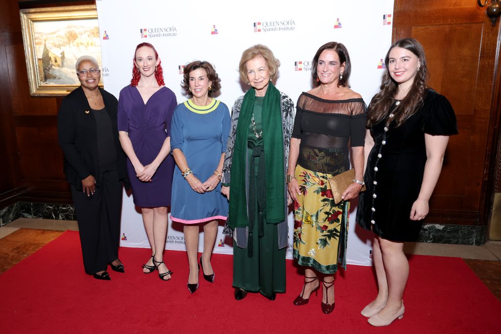 La reina Sofía, en el photocall