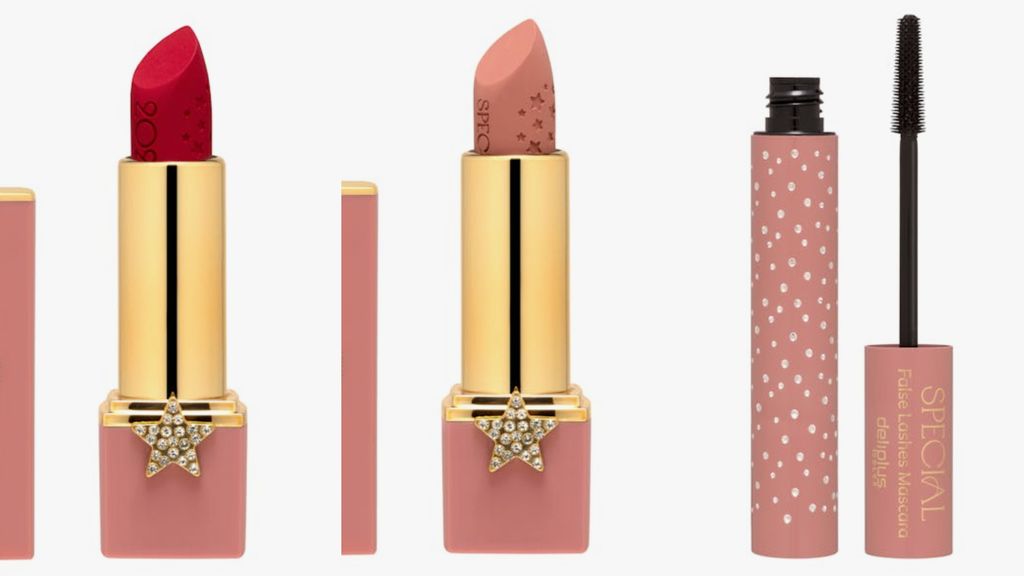 Labiales y máscara de la colección 'Special', en un montaje fotográfico