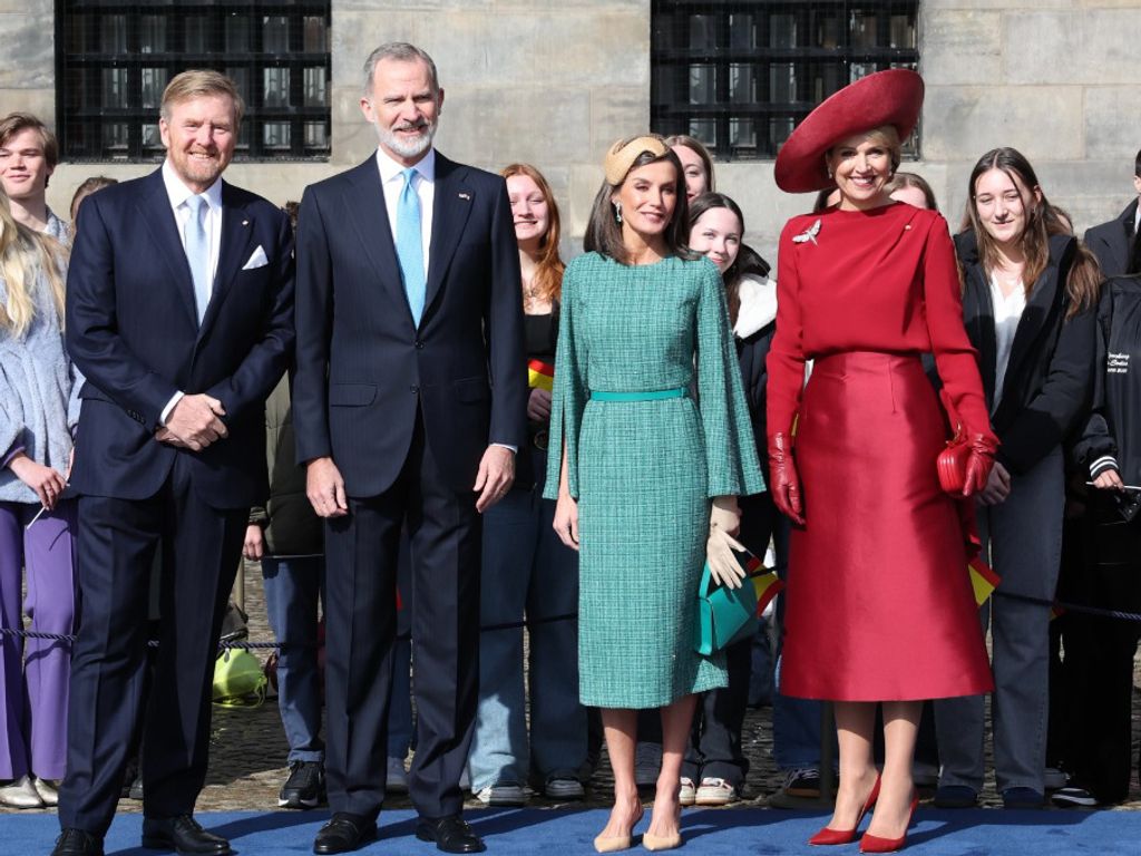 Visita de los reyes a Holanda, en abril