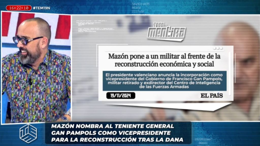 Risto Mejide bromea tras el fichaje de Francisco José Gan Pampols: "Llamándome así no voy a criticar los nombres de los demás"