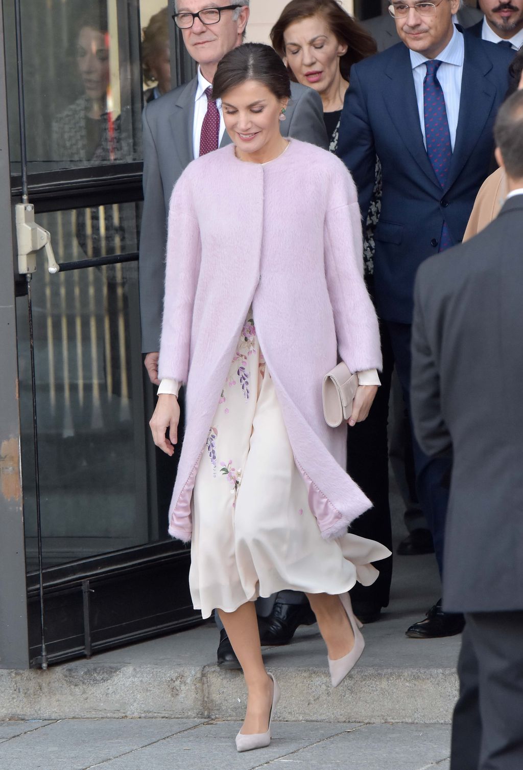 Letizia visita el Teatro Real en 2018