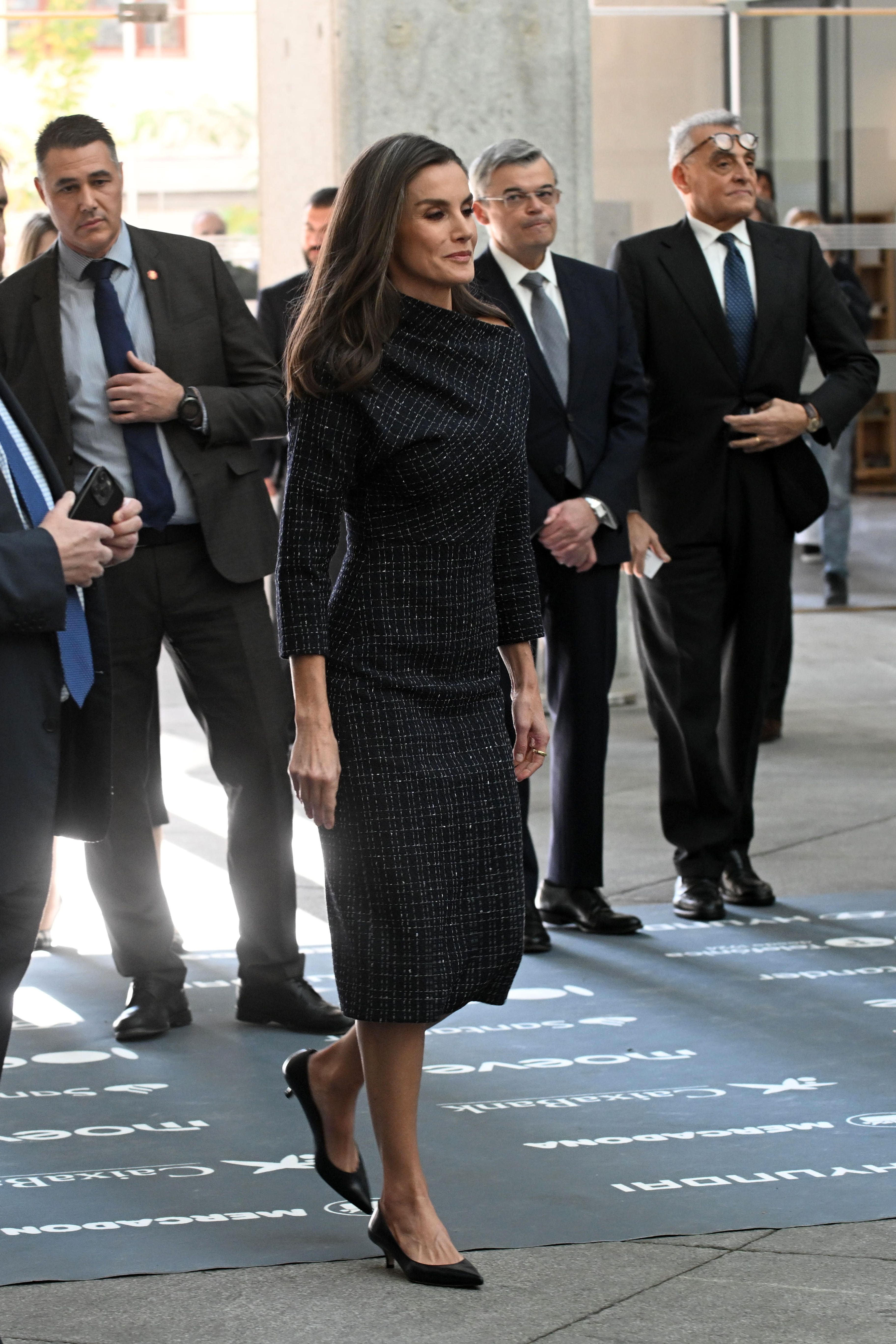 Letizia llegada al Palacio de Cibeles