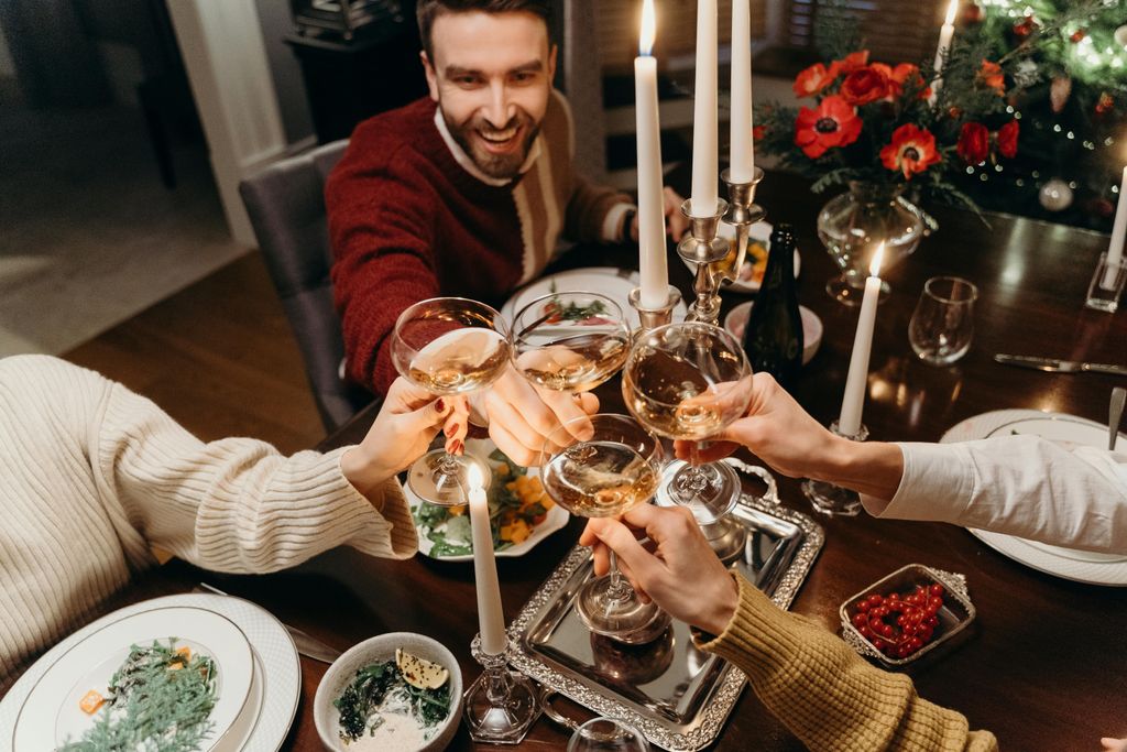 Brindis en Navidad