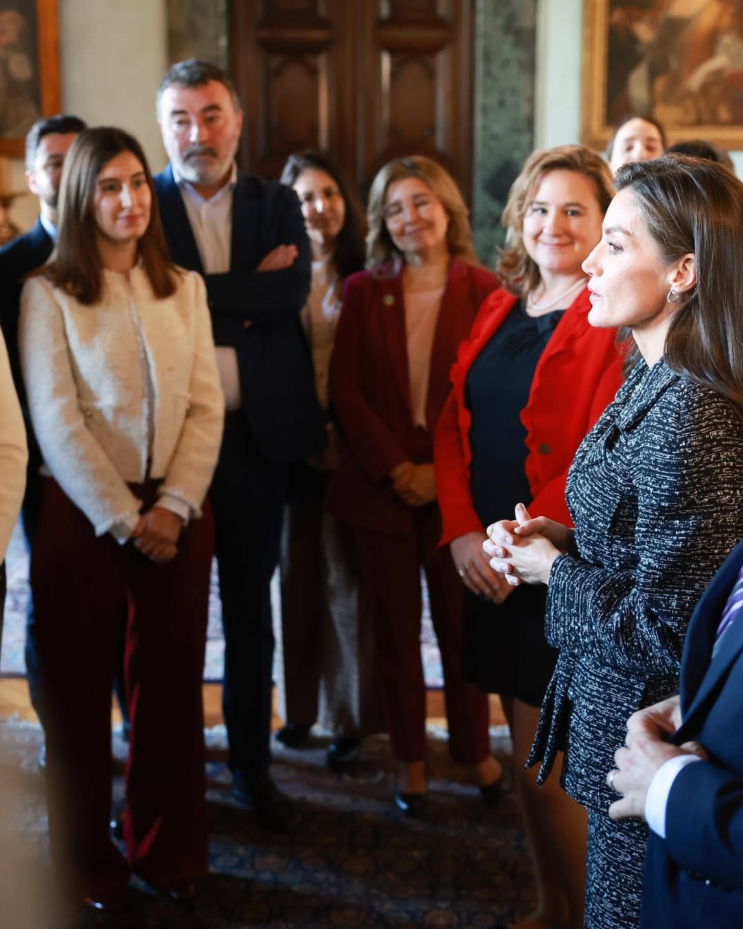 La reina Letizia, en Roma