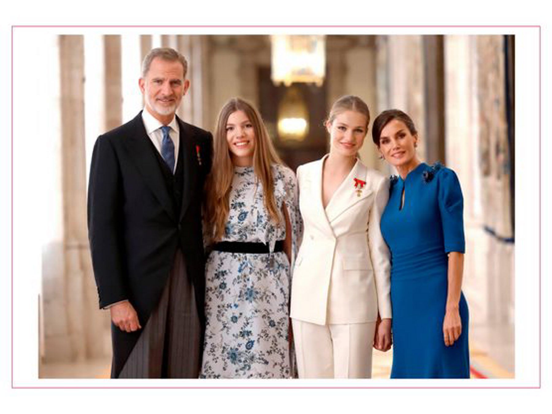 Felicitación navideña de la familia real en 2023