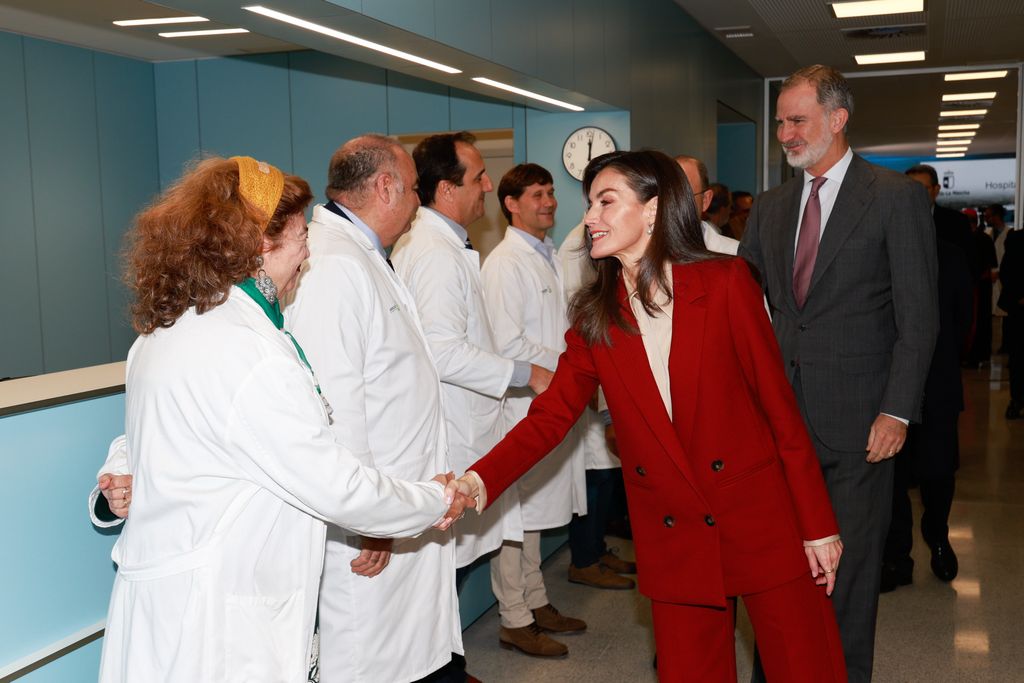 Los reyes, durante su visita a Cuenca