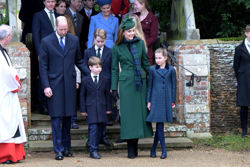 Los príncipes de Gales y sus hijos