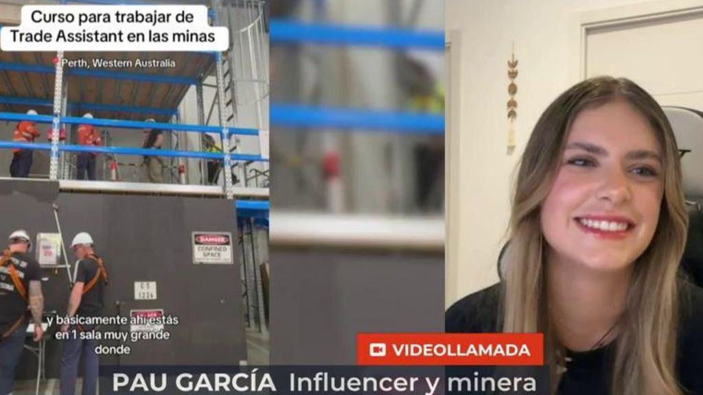 Paula García, la joven canaria que ha trabajado de minera en Australia, en 'Vamos a ver'.