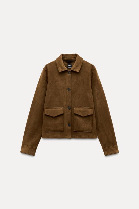 Chaqueta de ante