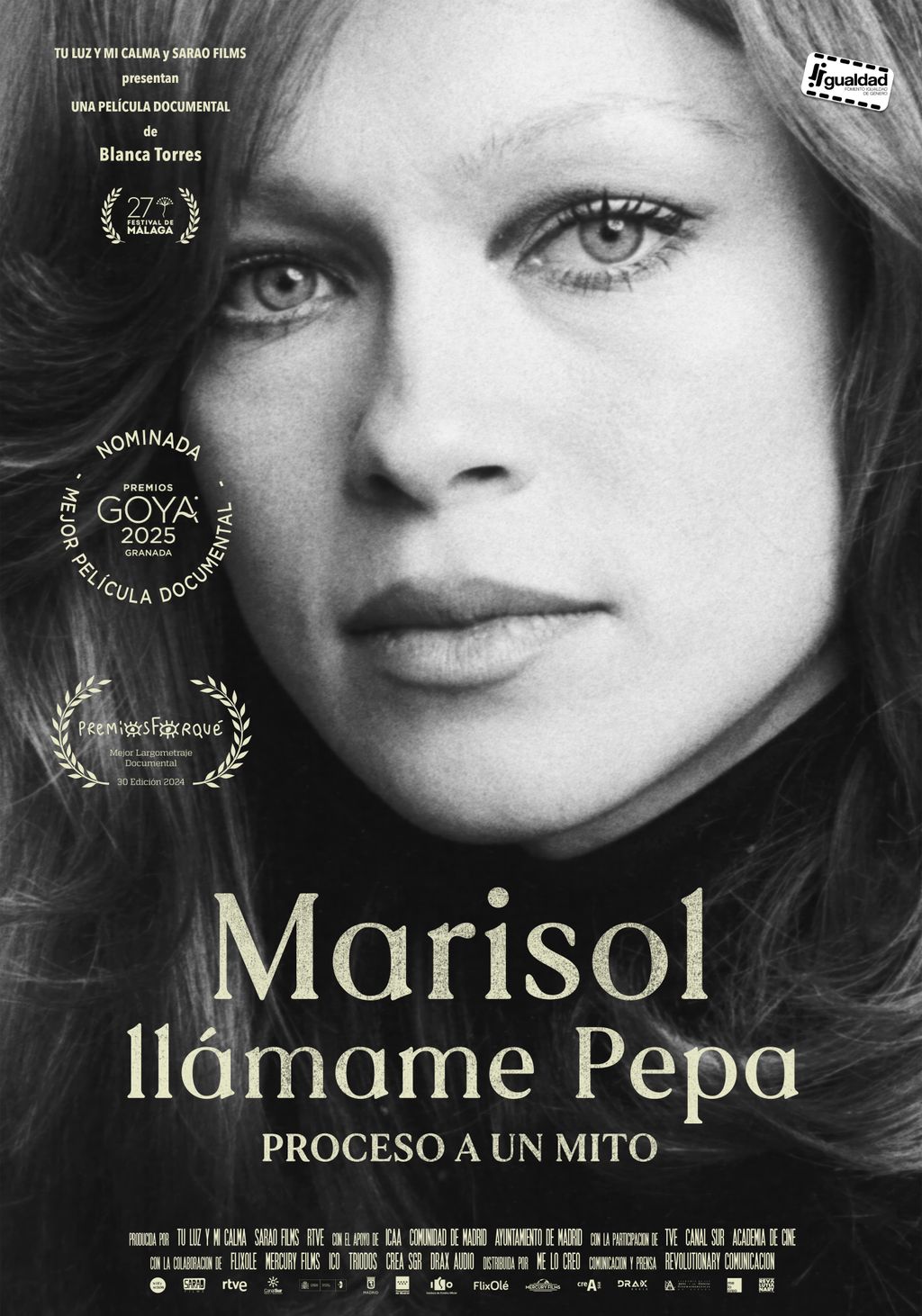 Cartel del documental 'Marisol, llámame Pepa'