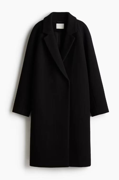 Abrigo negro H&M