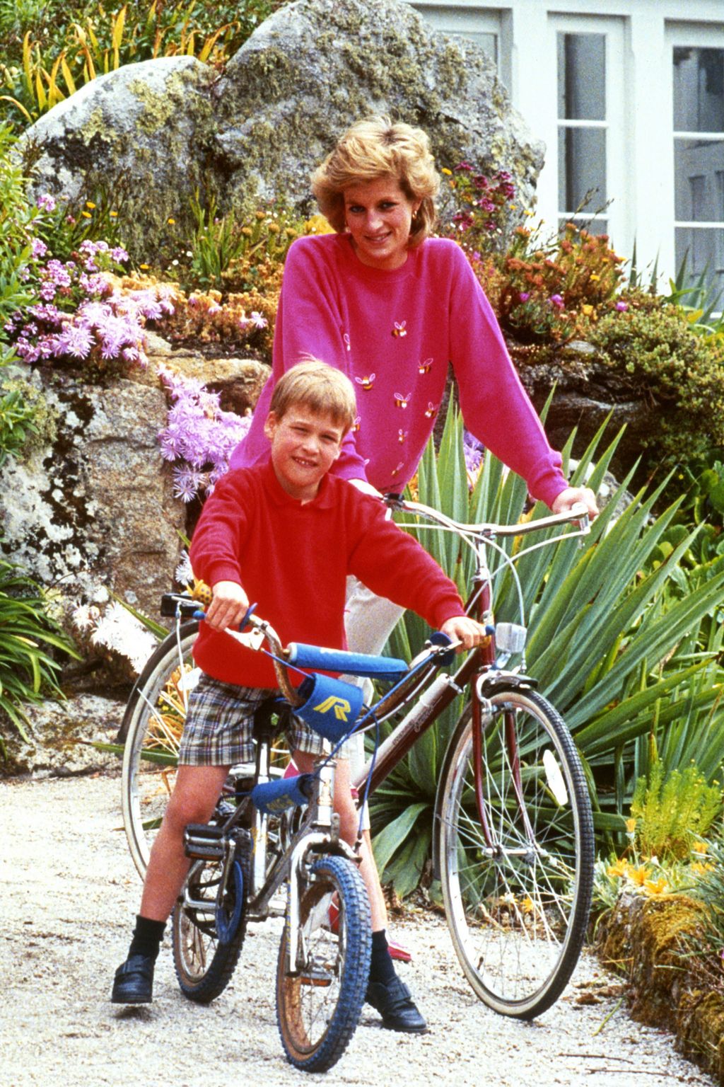 Lady Di y el príncipe Guillermo