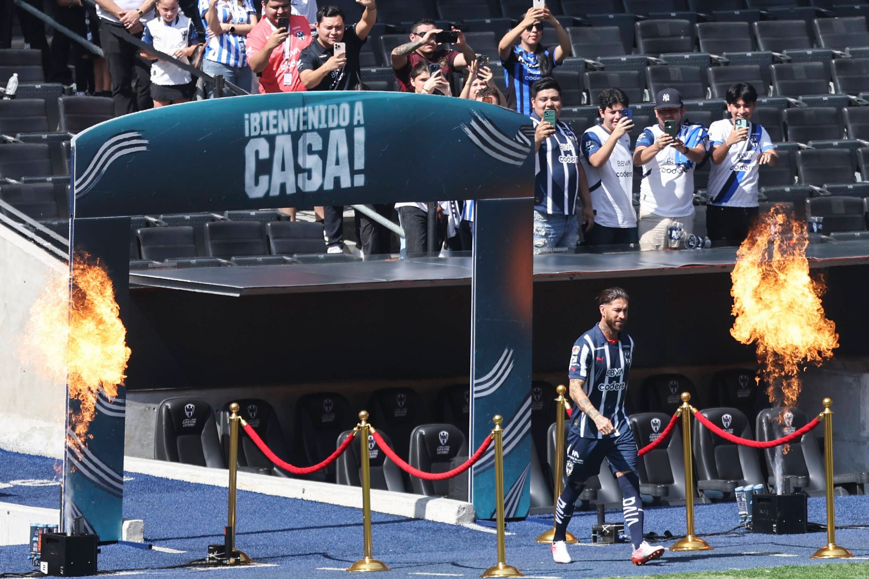 Sergio Ramos en el estado de su nuevo equipo